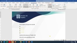 Plantilla Word combinación...