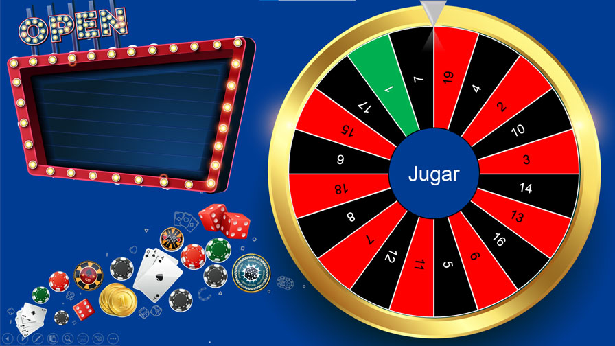 🎡 Plantilla Interactiva de Ruleta en PowerPoint – Dinámica, Divertida y Personalizable